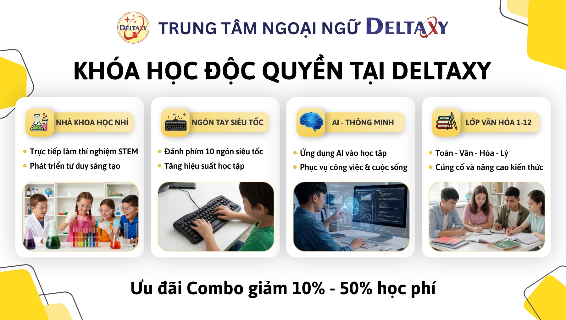Khóa học độc quyền DELTAXY Khóa học độc quyền DELTAXY